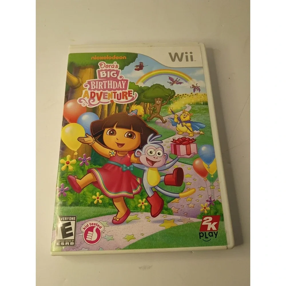 Dora's Big Birthday Adventure (Nintendo Wii, 2010) CIB CLEANED & TESTED